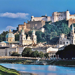 Salzburg on day 6 of our old car rally